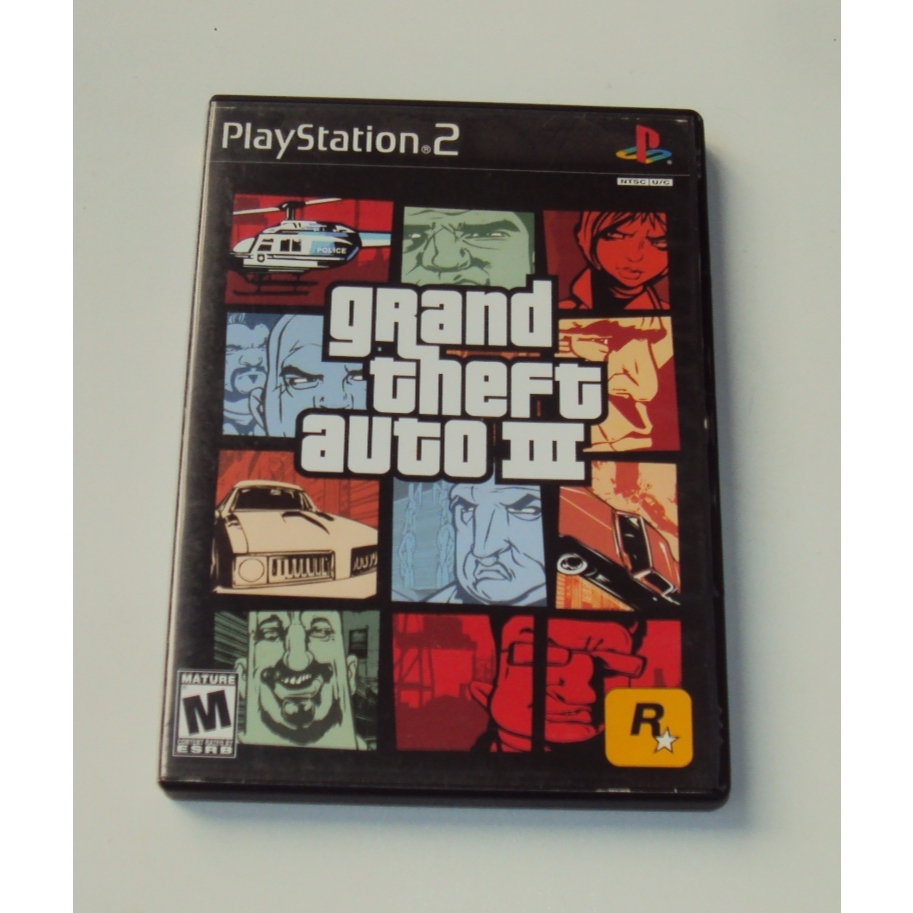 Grand Theft Auto Iii Original Americano Para Ps 2 - Funcionando - Usado