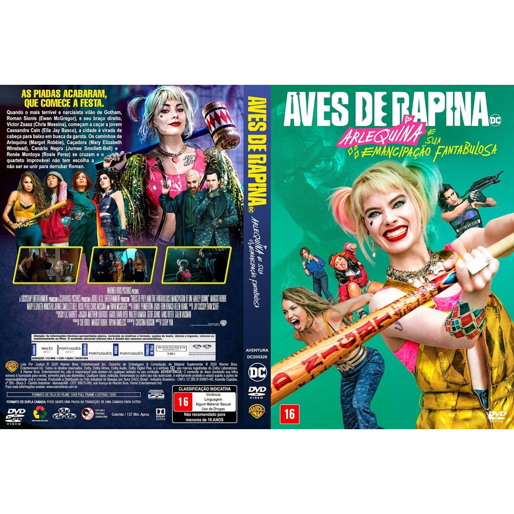 Dvd Aves de Rapina Arlequina e Sua Emancipacao Fantabulosa: Onde Comprar | BuscaProdutos