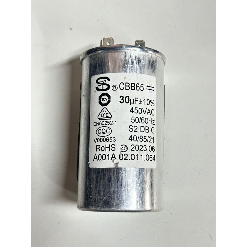 Capacitor 30uf 450V Ar-Condicionado Portátil Philco PAC12000F5 Original