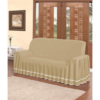 Capa De Sofa 2 Lugares Moderna Oferta Dália Peletizada em Oferta na Shopee