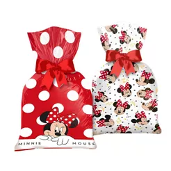 8~40 SACOLA MINNIE MOUSE VERMELHOR FESTA LEMBRANCINHA Regina(CHOCO)
