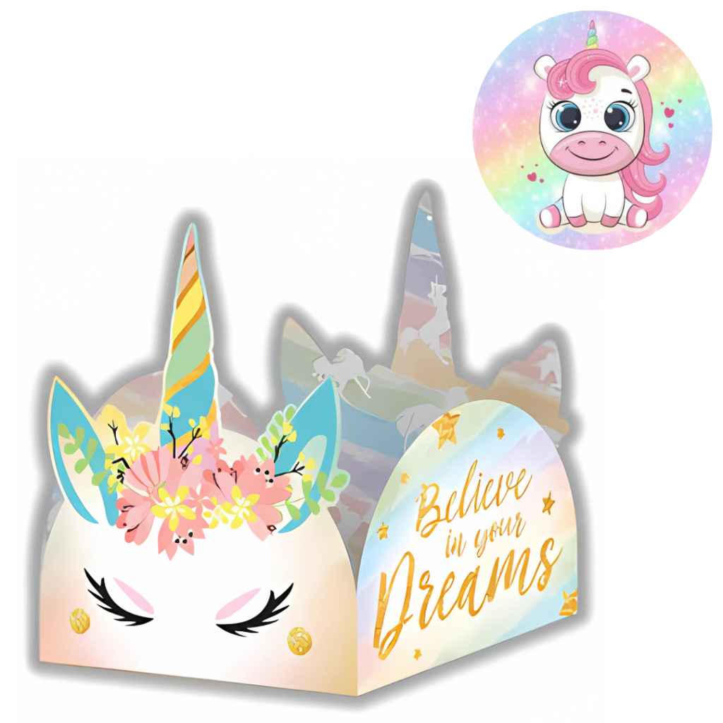 50~200 PORTA FORMINHA FESTA UNICORNIO 2 Regina em Oferta na Shopee