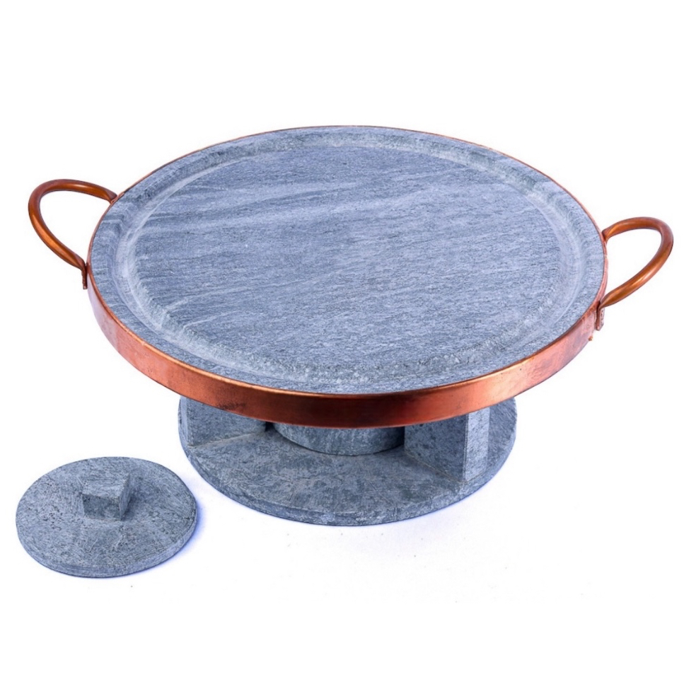 Chapa Lanches Hambúrguer Fogão Churrasqueira C/ Cabo Cobre