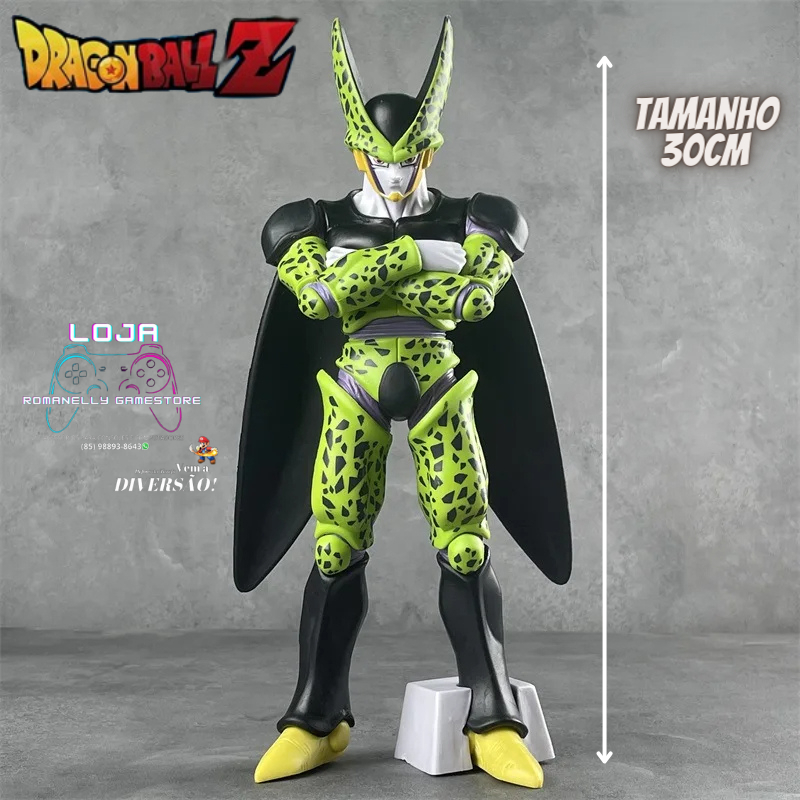Cell 30cm Action Figure Dragon Ball Z Figura Colecionavel Boneco de Decoração Anime Geek Gamer
