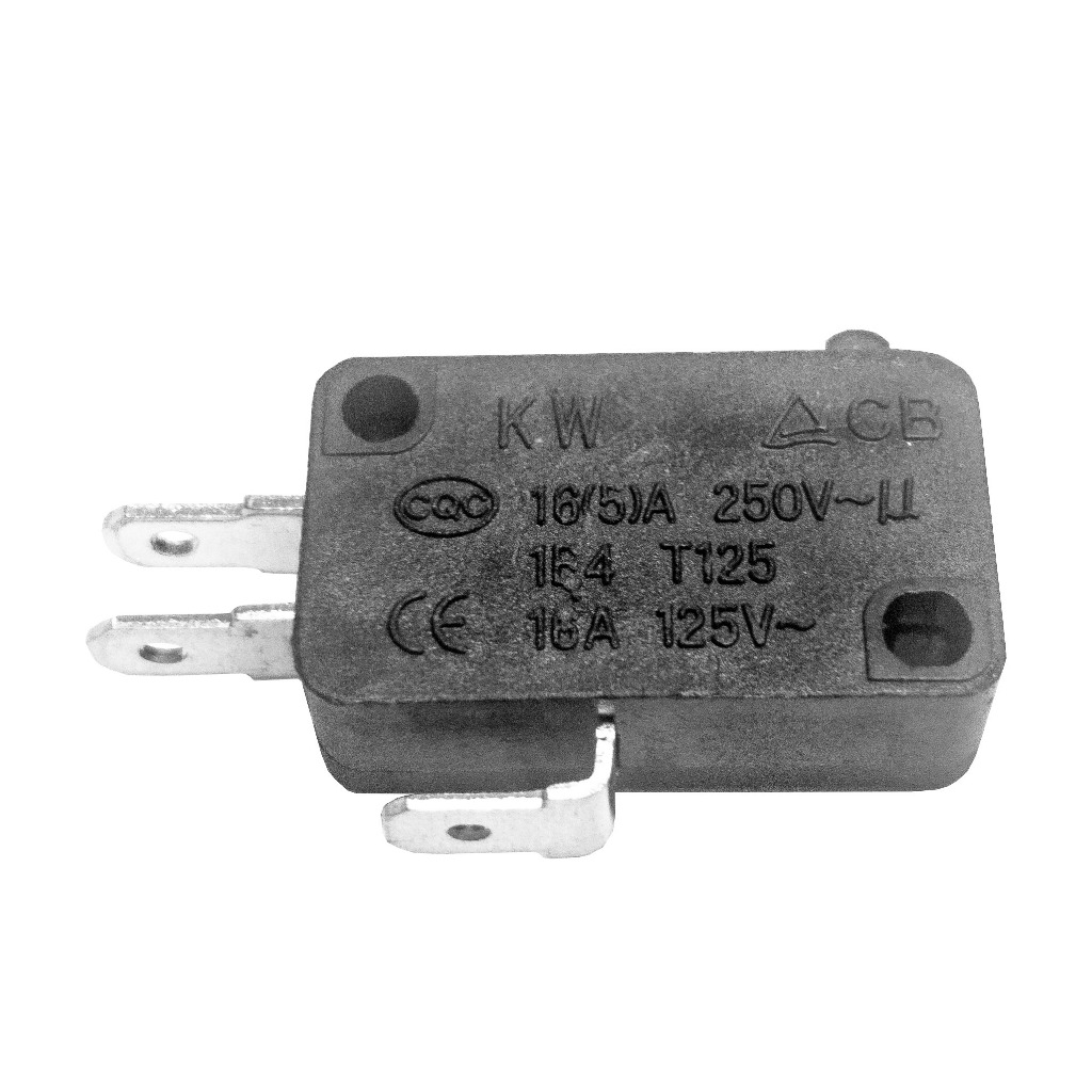 20x Peças - Micro Switch Chave P/ Micro-ondas 16 Amp. 250v Sem Haste KW11-7-1=MS3A-Z1B200