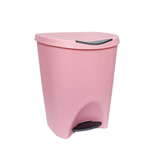 Lixeira com Pedal 7,5 Litros Usual  Rose Vermelha Verde Preta Cinza Branco