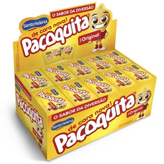 Paçoca Quadrada Paçoquita C/50 Unidades 1kg Santa Helena