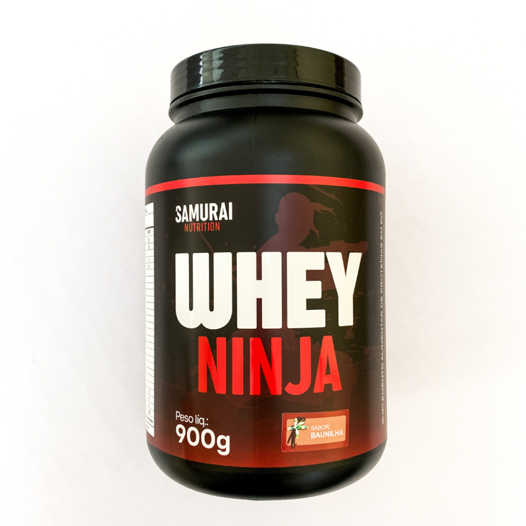 Whey Protein 100% Concentrado 900g Pote WPC - Samurai Nutrition em Oferta na Shopee