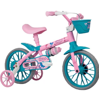 Bicicleta infantil aro 12 Nathor com rodinhas