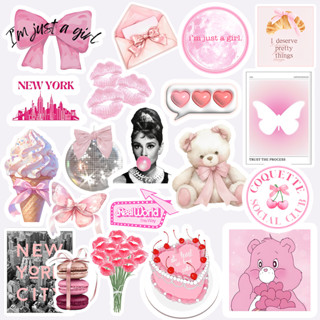 Pack Stickers- Adesivos Coquete Girls Impermeável - Decoração Notebooks Capinha de Celular em Oferta na Shopee