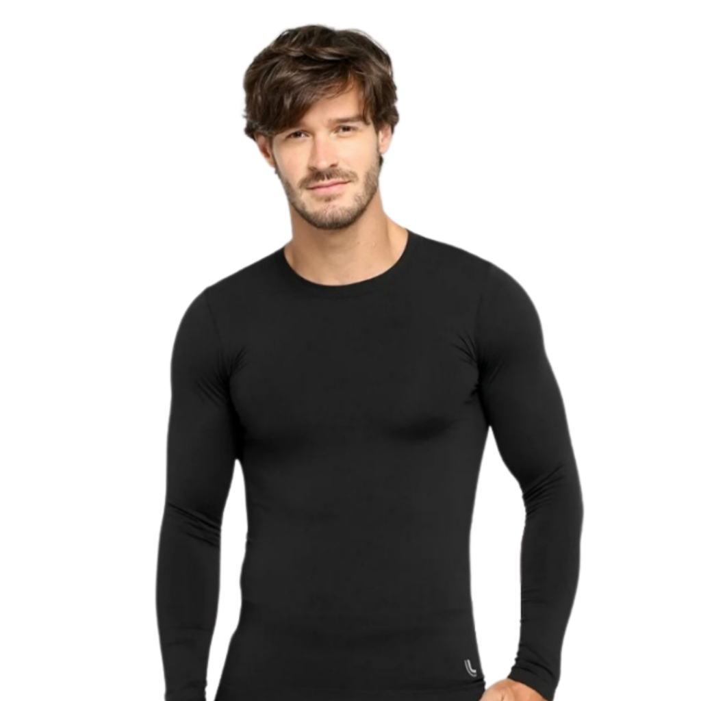 Kit 3 Camisas Masculinas UV Proteção Solar Antibacteriana Blusa Unisex Manga Longa Respirável