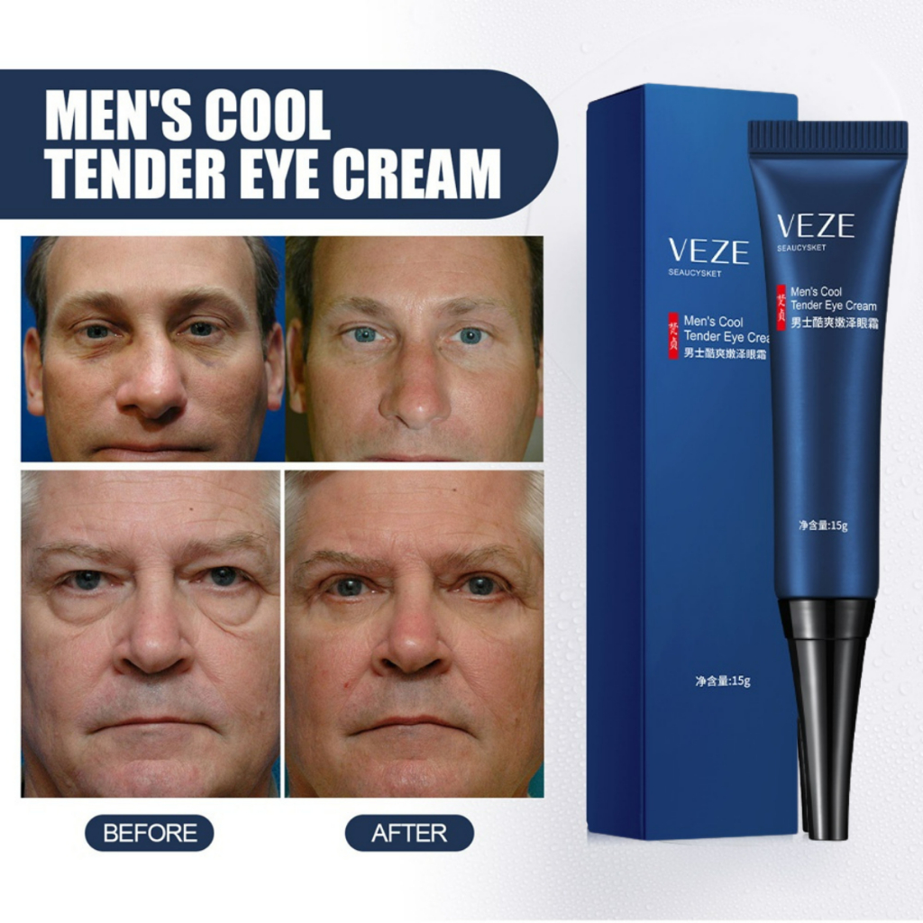 Veze Eye Cream Retinol Creme para Olhos Suaviza Rugas e Olheiras, Remove Inchaço e Bolsas