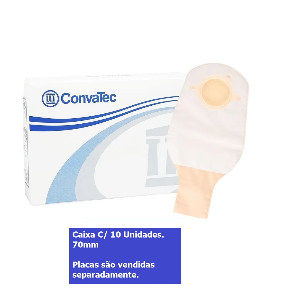 Caixa c/10 Bolsas De Colostomia 70mm Opacas SurfitPlus Convatec - Health