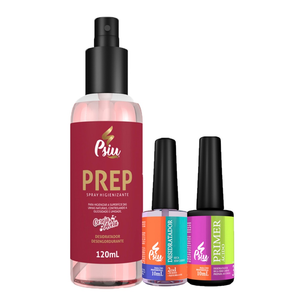 Psiu Prep Higienizador Desidratador Primer Com Ácido