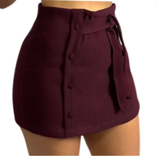 Short Curto Bengaline Shortinho Cintura Alta Laço em Oferta na Shopee