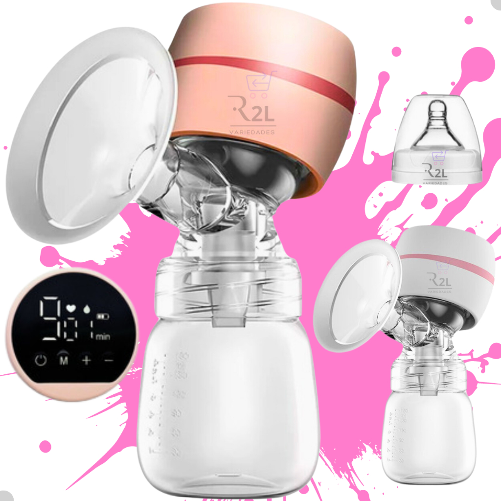 Bomba tira-leite elétrica Sem dor Alta potencia de sucção integrada Silenciosa Massageador Portátil