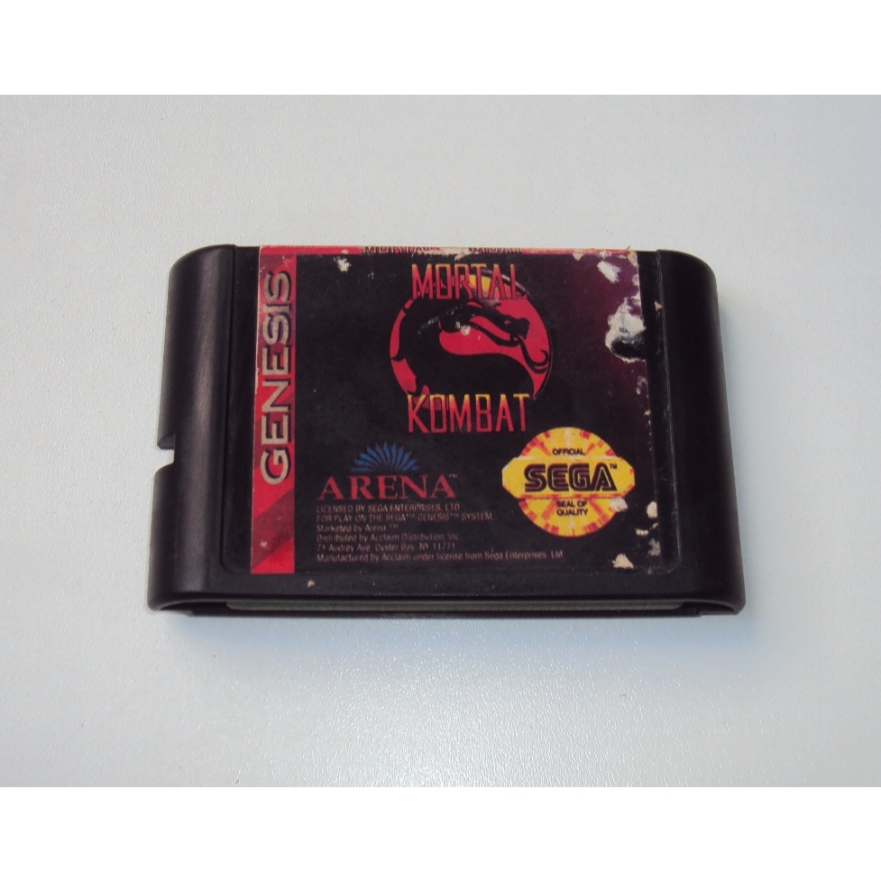 Mortal Kombat Chipado Para Mega Drive - Funcionando - Usada
