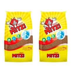 Kelco KIT Granulado Sanitário Mitzi 4kg - 2 Unidades