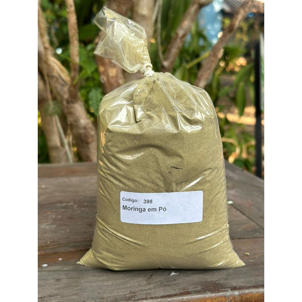 Moringa em Pó 100 % pura 500 gramas em Oferta na Shopee
