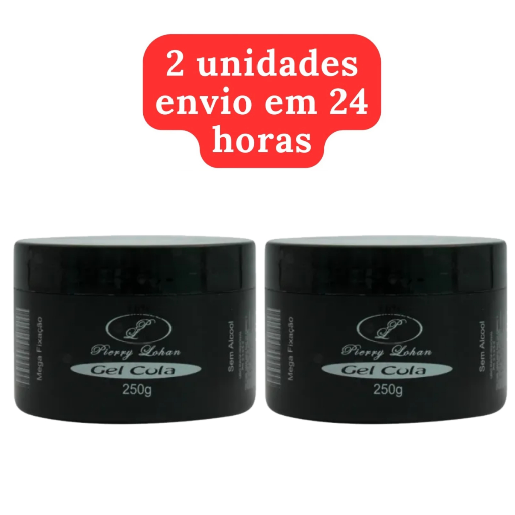 Kit 2 Gel Cola Pierry Lohan De 250g A Pronta Entrega Promoção em Oferta na Shopee