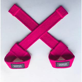 Par Straps 100% algodão PINK para academia, cross fit e musculação. em Oferta na Shopee