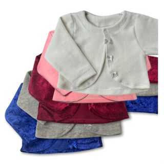 Casaco Bolero Bebê Aveludado Menina - Várias Cores em Oferta na Shopee