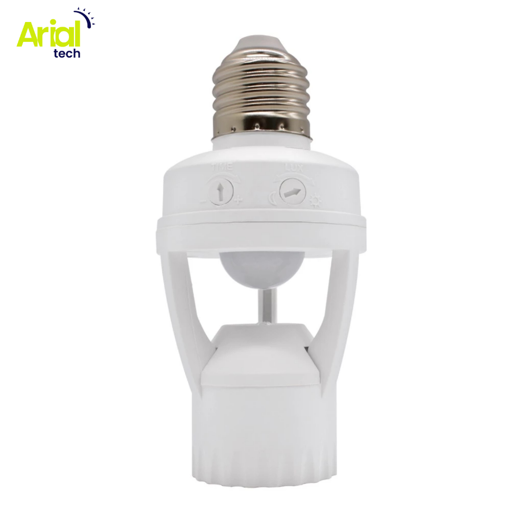 Kit 2 Sensor Presença Soquete E27 Com Fotocélula Para Lâmpada em Oferta na Shopee