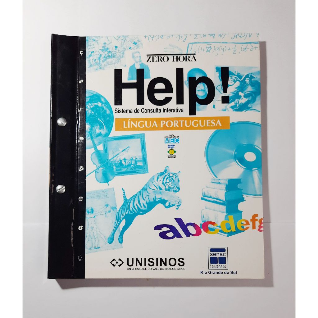 Livro - Help! Língua Portuguesa - Sistema de Consulta Interativa (Zero Hora, em Capa Dura)