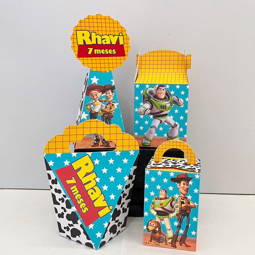 Kit Pegue e Monte Toy Story - kit festa - lembrancinha - aniversario - caixinhas personalizadas - festa infantil