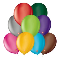 Balão Grande Decoração Bexiga Uniq São Roque N16 C/ 10uni Varias Cores