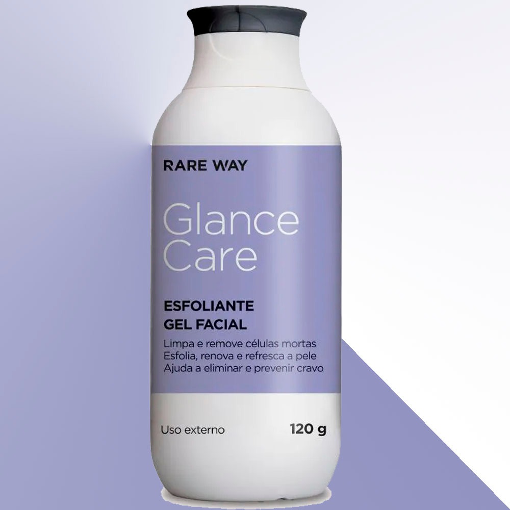 Esfoliante Facial Gel Glance Care 120ml em Oferta na Shopee