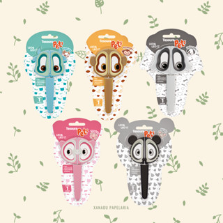 Tesoura Escolar Infantil Pets Blister Unidade com capa protetora- Leo&Leo - Leoeleo em Oferta na Shopee