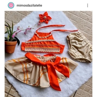 fantasia moana,roupa moana,roupamesversario, roupa para aniversário moana,ensaio fotográfico,ensaio fotográfico,fantasia em Oferta na Shopee