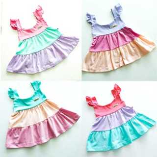 Vestido Bebe Saia 3 Marias Malha Algodão Roupas de bebes Menina Calor Veste até 6 Meses em Oferta na Shopee