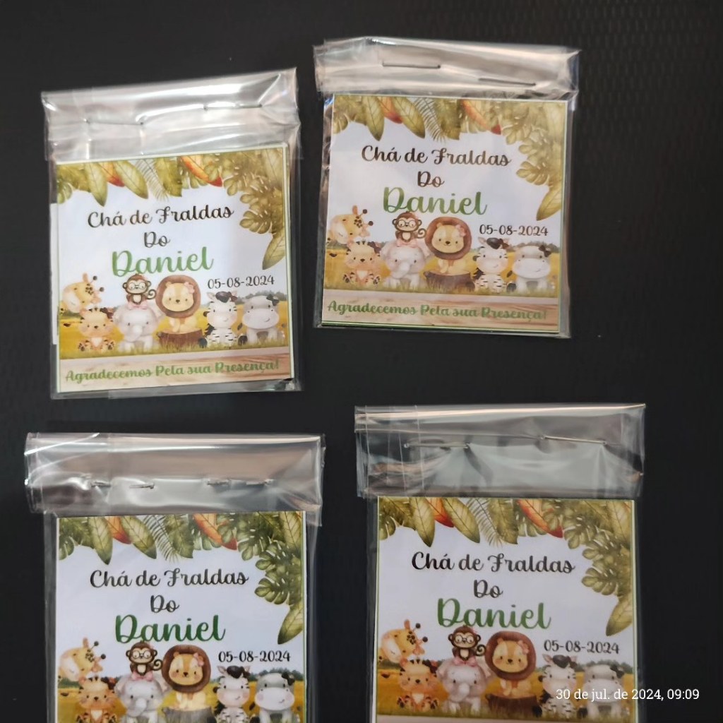 35 IMÃS DE GELADEIRA PERSONALIZADOS 4X4CM