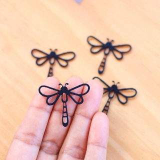 Recorte Libelula vazadas em feltro - Corte a laser - 10 unidades em Oferta na Shopee