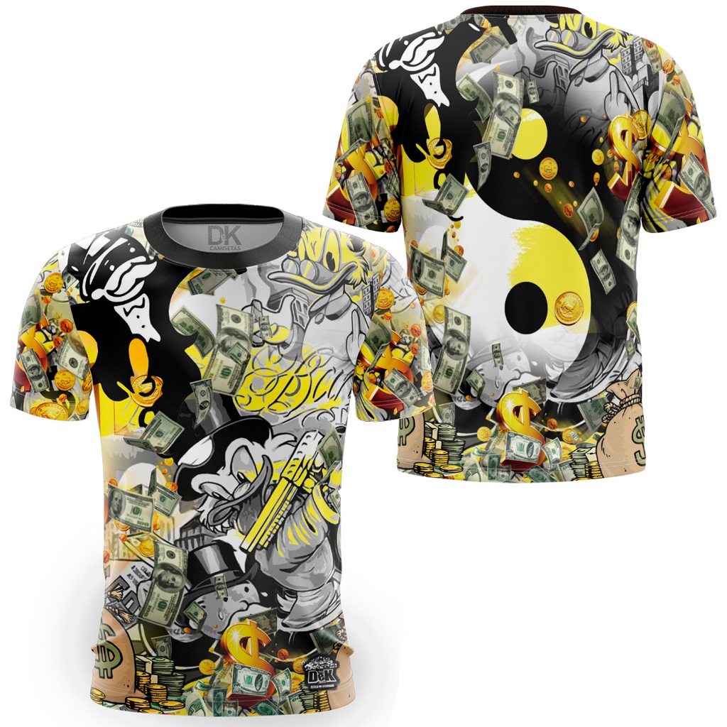 Camisa Camiseta estilo na quebrada tio patinhas milionário $$$ Favela venceu