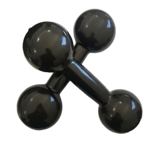 Halter Emborrachado Par - 1 Kg a 5 Kg P/ Fortalecimento