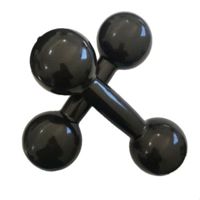 Halter Emborrachado Par - 1 Kg a 5 Kg P/ Fortalecimento