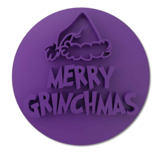 Molde de Confeitaria Merry Grinchmas Natal Festas Ano Novo Grinch Cortador Biscoito Bolacha Cookies Confeitaria Biscuit