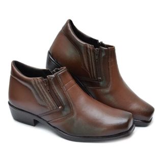 Botina Zíper Masculina Escrete Couro Trabalho Preço de Fábrica ENTREGA IMEDIATA em Oferta na Shopee