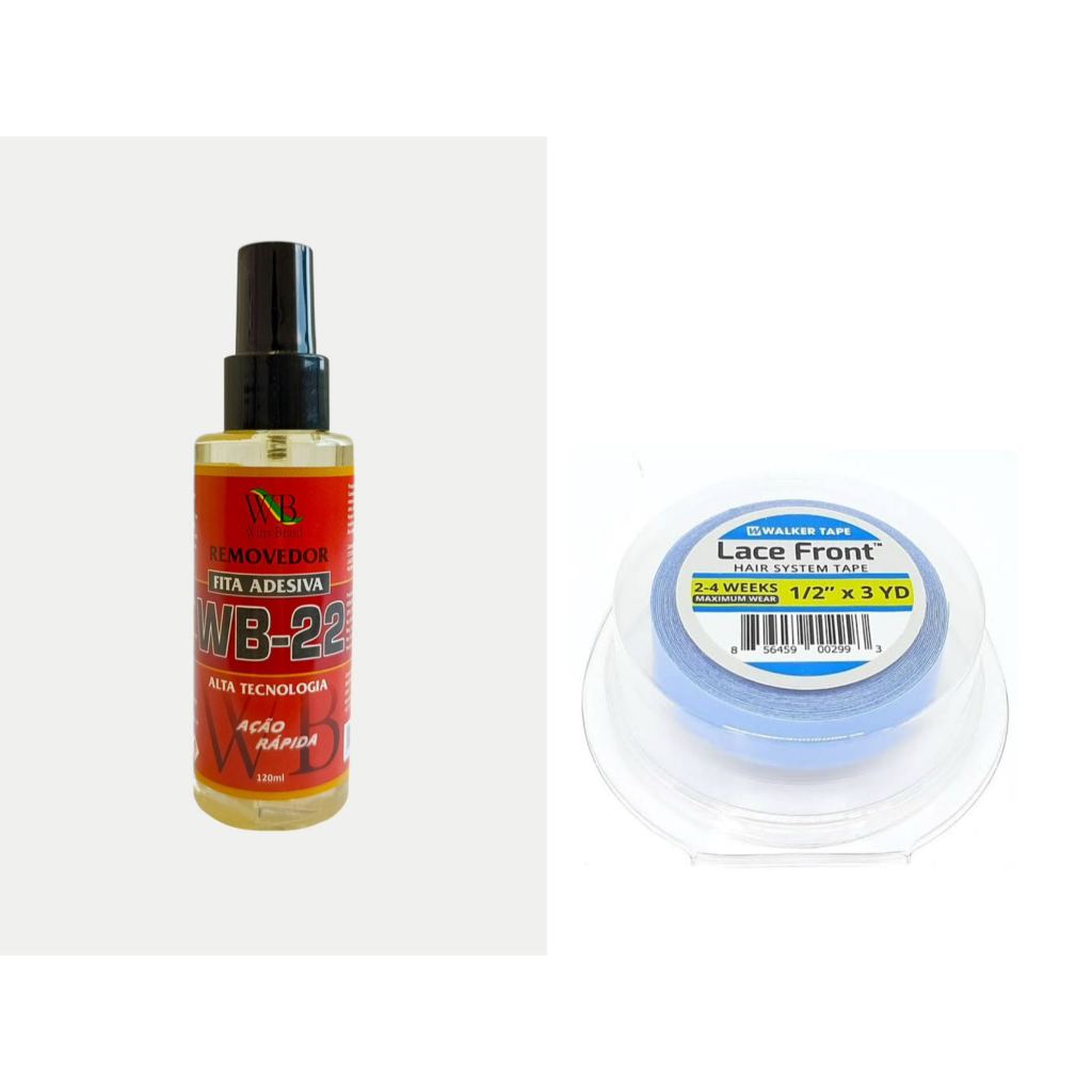 Kit Fita Adesiva 3 Metros Walker + Removedor Para Mega Hair Wb-22