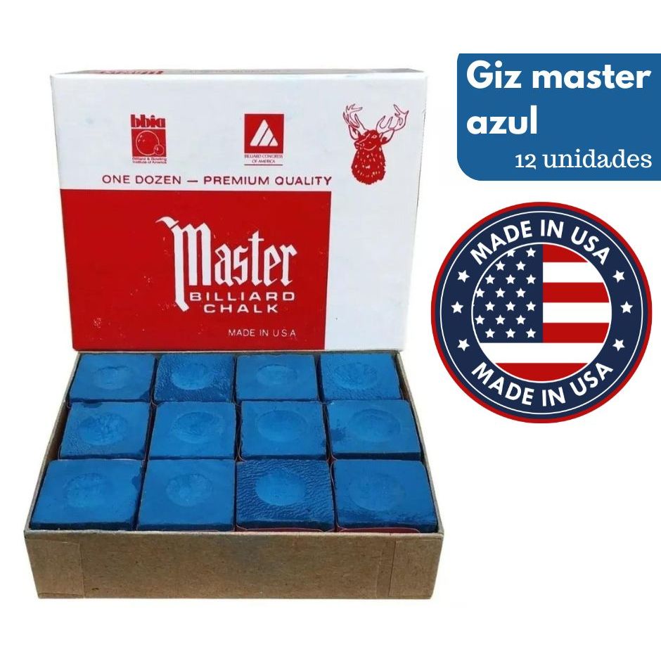 GIZ MASTER AZUL PARA TACO SINUCA  PROFISSIONAL KIT