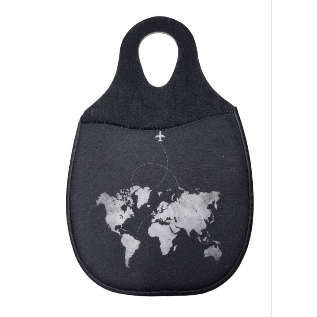 Lixocar para carro mapa viagem lixinho lixeira em Oferta na Shopee