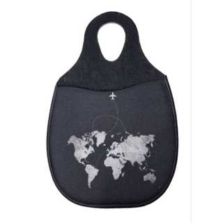 Lixocar para carro mapa viagem lixinho lixeira em Oferta na Shopee