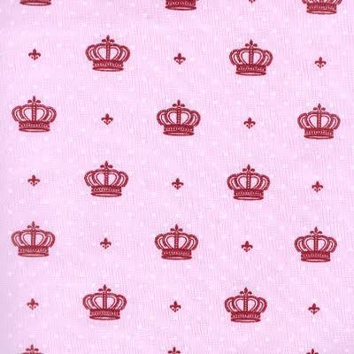 1 capa para travesseiro ou capa para trocador coroa rosa 65cm X 45cm possui zíper facilitar lavagem em Oferta na Shopee