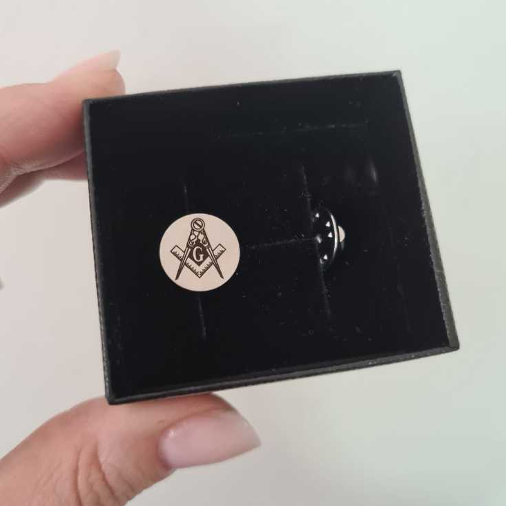 Botton Broche Pin de aço inox, simbolos OAB advogados Maçonaria Maçom e Jesus Evangelico
