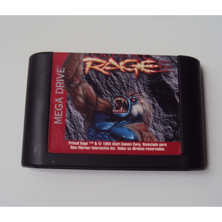Primal Rage Original Tectoy Para Mega Drive - Funcionando - Usado