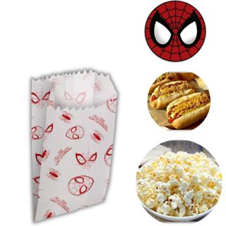 50 ~250  SACO DE PIPOCA, HOT DOG  SPIDER MAN HOMEM ARANHA  Regina em Oferta na Shopee