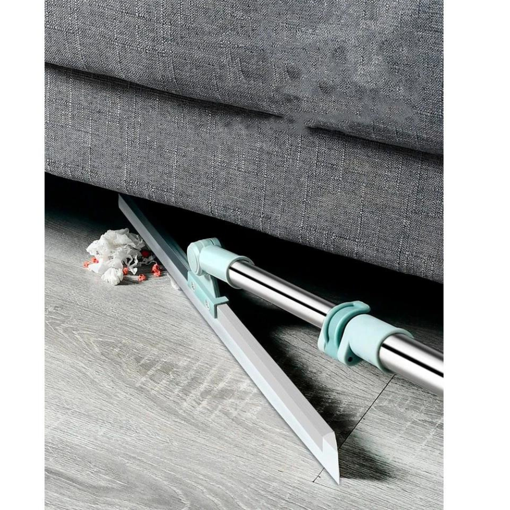 Vassoura Rodo Mágico 2 em 1 - todas Superfícies Raspador de Silicone Multifuncional /Multiuso Pisos Vidros 1,50m Imperio